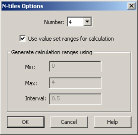 N-tiles Options Dialog Box