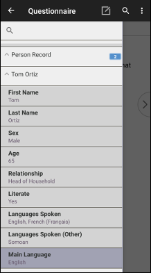 android navigation case tree