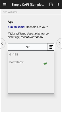android navigation combo box