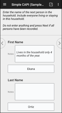 android navigation note