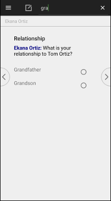 android navigation search