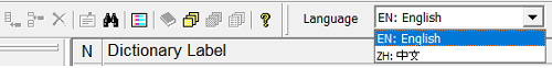 multiple languages toolbar